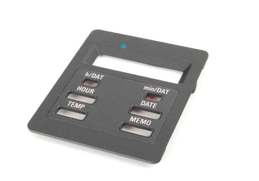 Carcasa embellecedora OEM 62131377806 para BMW E30 y E28. Compatible con todos los modelos E30 y E28 con indicador de temperatura exterior. Original BMW.