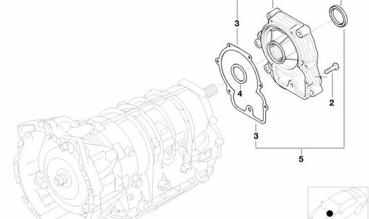 Extension de transmission OEM 24117557065 pour BMW E46, E83 (x3). BMW d'origine.
