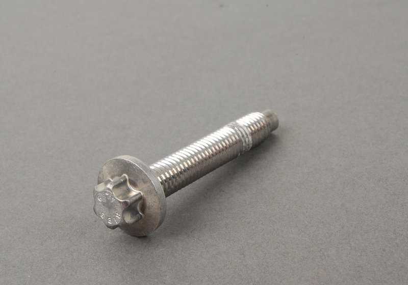 Tornillo exterior TORX M8x50 OEM 11137582340 para BMW F80, F82, F83. Usado en motor S55 para modelos M3 y M4. Original BMW.