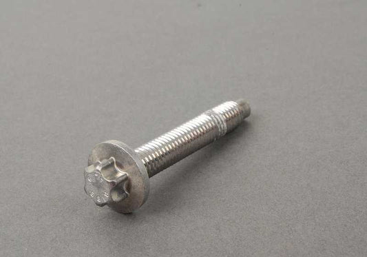 Tornillo exterior TORX M8x50 OEM 11137582340 para BMW F80, F82, F83. Usado en motor S55 para modelos M3 y M4. Original BMW.