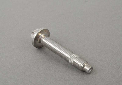 Tornillo exterior TORX M8x50 OEM 11137582340 para BMW F80, F82, F83. Usado en motor S55 para modelos M3 y M4. Original BMW.