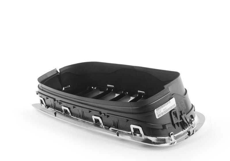 Rejilla decorativa delantera derecha OEM 51137305590 para BMW X5 E70 y X6 E71. Original BMW.