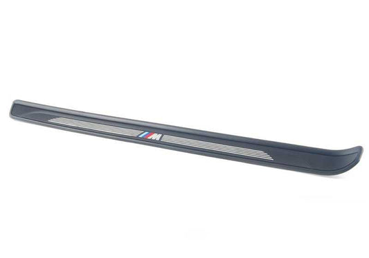 Placa de entrada M diseño OEM 51478045291 para BMW E81, E82. Solo compatible con modelos con paquete M Sport. Pieza original BMW.