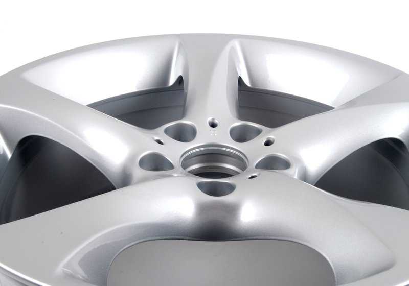 Llantas de aleación diseño estrella 230 OEM 36116785003 para BMW E90, E91, E92, E93. Ideal para la parte trasera. Color plata, 19 pulgadas. Original BMW.