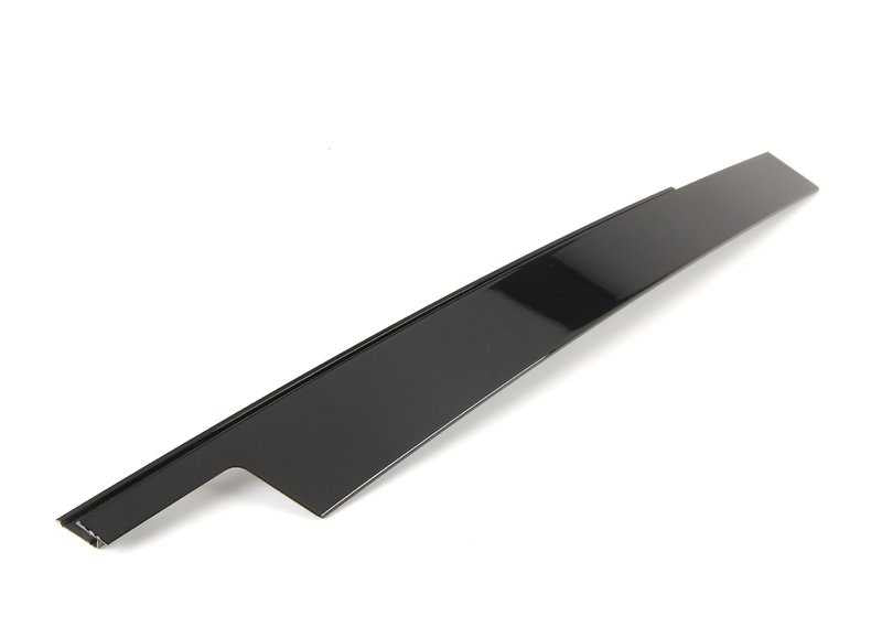 Moldura marco ventana pilar B puerta delantera izquierda OEM 51337207831 para BMW X5 E70, E70N. Original BMW.