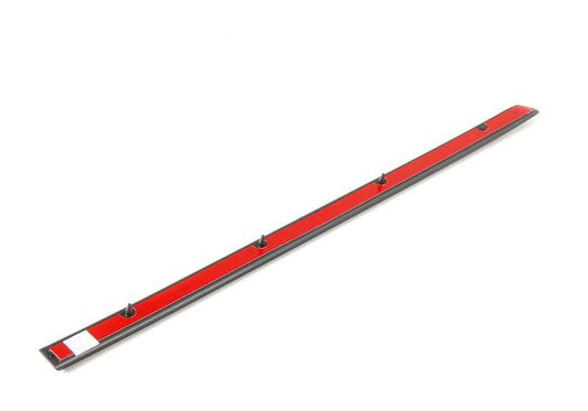 Rear left door moulding for BMW X5 E70 (OEM 51137158535). Original BMW