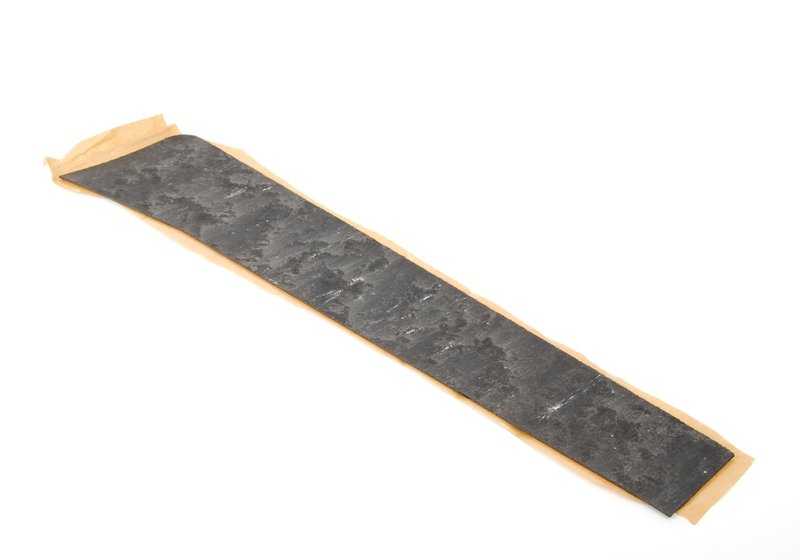Aislante acústico larguero derecho OEM 51481911390 para BMW E30. Original BMW.