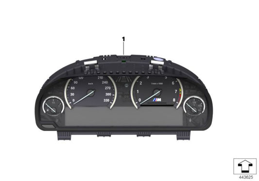 Cuadro de instrumentos OEM 62108092953 para BMW F10, F06 Gran Coupé, F12, F13… y más. Original BMW.