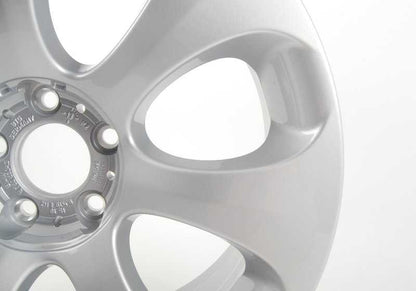 Llantas de aleación 19" diseño Ellipsoid 121 OEM 36116760630 para BMW E63, E64. Apta para eje trasero, color plata. Original BMW.