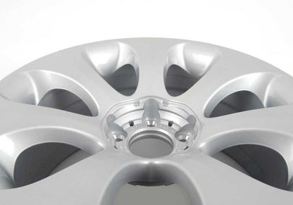Llantas de aleación 19" diseño Ellipsoid 121 OEM 36116760630 para BMW E63, E64. Apta para eje trasero, color plata. Original BMW.