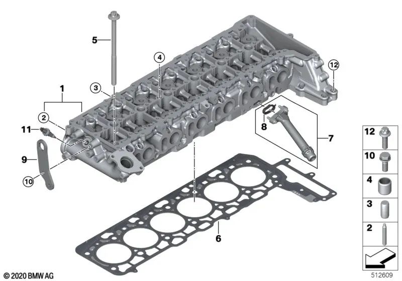 Boper des BMW G20, G20N, G21, G21N, G22, G23, G30N, G31N, G32N, G11N, G11N, G12N, G14, G15, G16, G01, G01N, G02, G02N, G05, G06, G07 (G07 (G07 G07 (G07 (G07 (G07 (G07 (G07) ​​(G07 (G07 (G07) ​​(G07 (OEM 11128598507). Original BMW