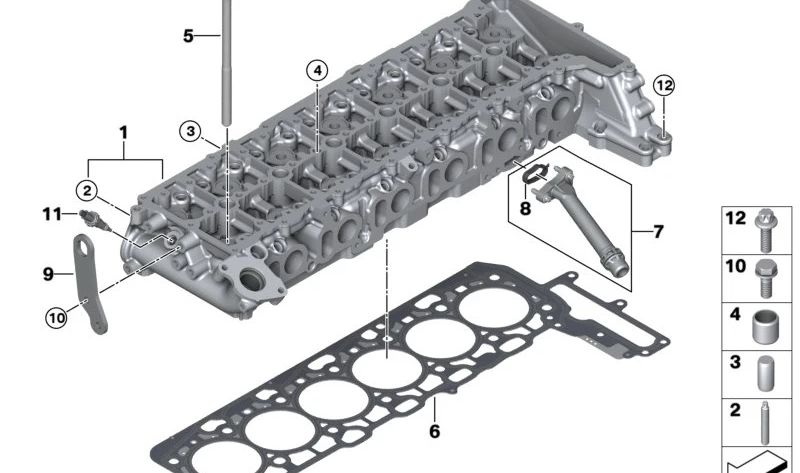 Profilboard für BMW G20, G21, G22, G23, G26, G30N, G31N, G32N, G11N, G12N, G70, G14, G15, G16, G01, G02, G05, G06, G07 (OEM 11118475667). Original BMW