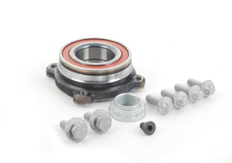 Kit de rodamiento de rueda trasera OEM 33412296224 para BMW E39. Original BMW.