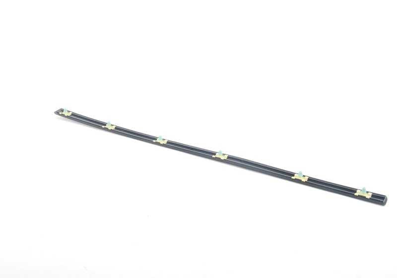 Moldura cromada puerta delantera derecha OEM 51138184478 para BMW E39. Original BMW.