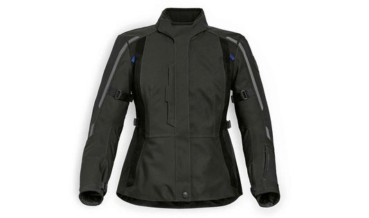 Chaqueta PaceGuard Tour talla 38 gris oscuro OEM 76137922895 para todas las motos BMW. Original BMW Motorrad.