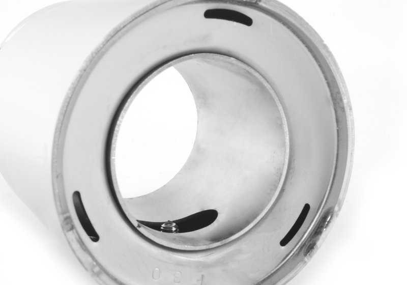 Embellecedor del tubo de escape trasero JCW OEM 18302151408 para MINI R56, R55, R57, R58, R59, R60, R61. Original MINI.