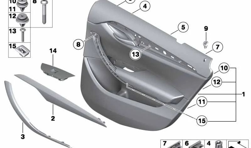 Expanding nut for BMW E93, E63, E64, E84, E86 (OEM 07147125319). Genuine BMW