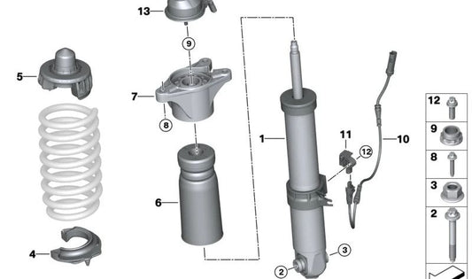 EDC OEM adapter 33508091399 for BMW 2 G87 Series, 3 G80/G80N/G81/G81N and 4 G82/G82N/G83/G83N series. Original BMW.