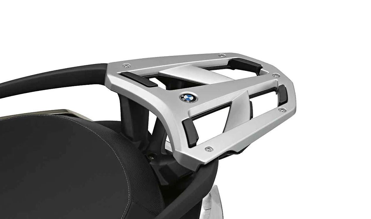 Puente portaequipajes trasero OEM 77448566025 para BMW Motorrad C 650 GT (K19) 2011-2020. Original BMW Motorrad.