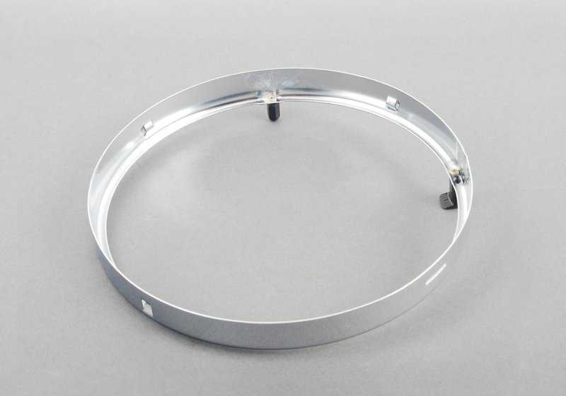 Anillo soporte de cristal faro izquierdo OEM 63121369107 para BMW E28. Recambio original BMW.