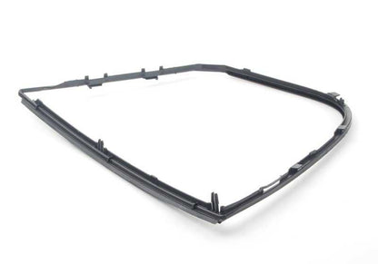 Sellado de ventanilla trasera izquierda OEM 51347060219 para BMW E90, E91. Original BMW.