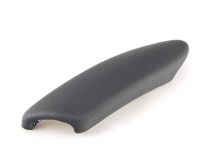 Apoyabrazos de cuero artificial derecho Panther Black OEM 51417133516 para MINI R50, R53, Cabrio R52. Original MINI.