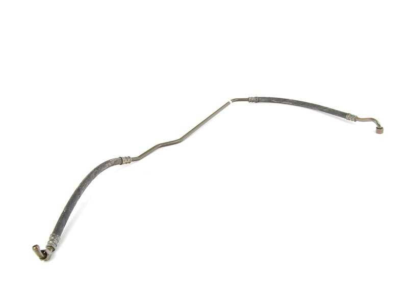 Tubo de retorno del radiador de aceite OEM 17221177655 para BMW E30 320i (modelos con motor M20 y cambio automático). Original BMW.