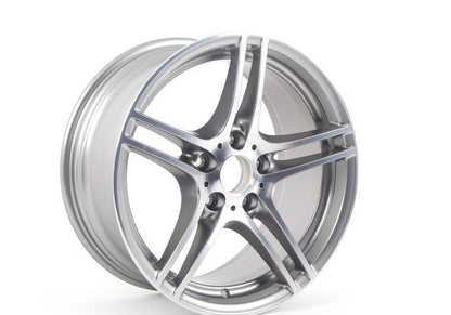 Llantas de aleación M Doble Radio 313 OEM 36116791999 para BMW E90, E91, E92, E93. Traseras, 18", color ferric grey bicolor. Original BMW.