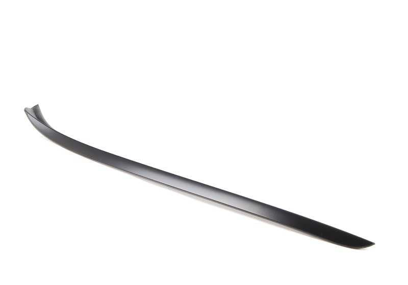 MOPPURA COLLECAGAGUA links OEM 51137265163 für BMW 3 E90, E90N, E91, E91N. Matte schwarze Farbe. Original BMW.