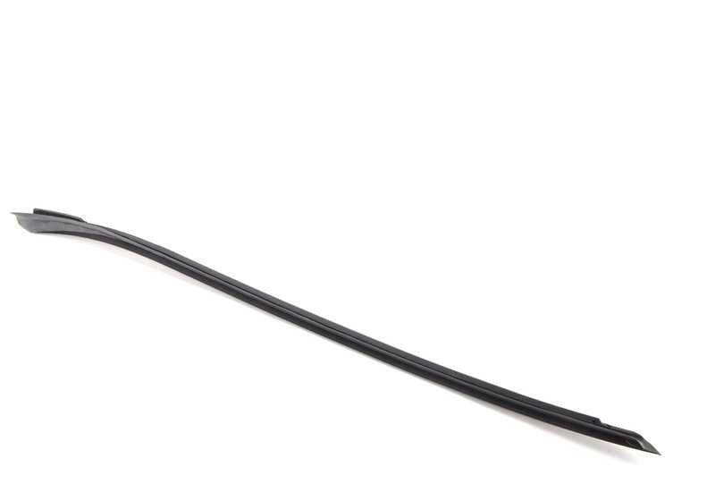 MOPPURA COLLECAGAGUA links OEM 51137265163 für BMW 3 E90, E90N, E91, E91N. Matte schwarze Farbe. Original BMW.