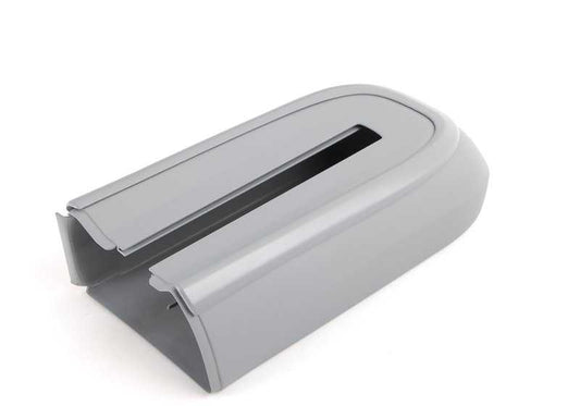 Tapa embellecedora derecha de reposacabezas OEM 52107003546 para BMW E46. Original BMW.