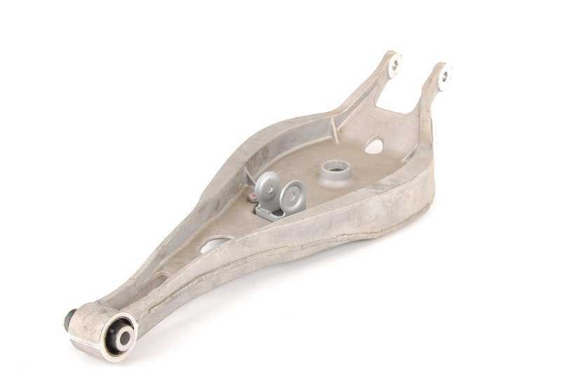 Brazo de suspensión trasero superior izquierdo OEM 33326781625 para BMW E46 {316i, 316Ci} (todos los acabados y motorizaciones indicados). Original BMW.