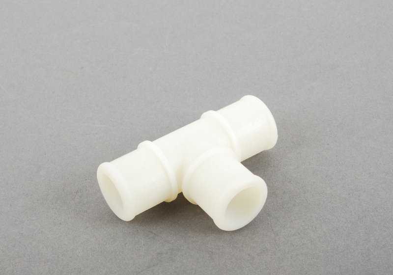 Conector de refrigeración OEM 11531272866 para BMW E28, E24, E23. Parte del sistema de mangueras del refrigerante. Original BMW.
