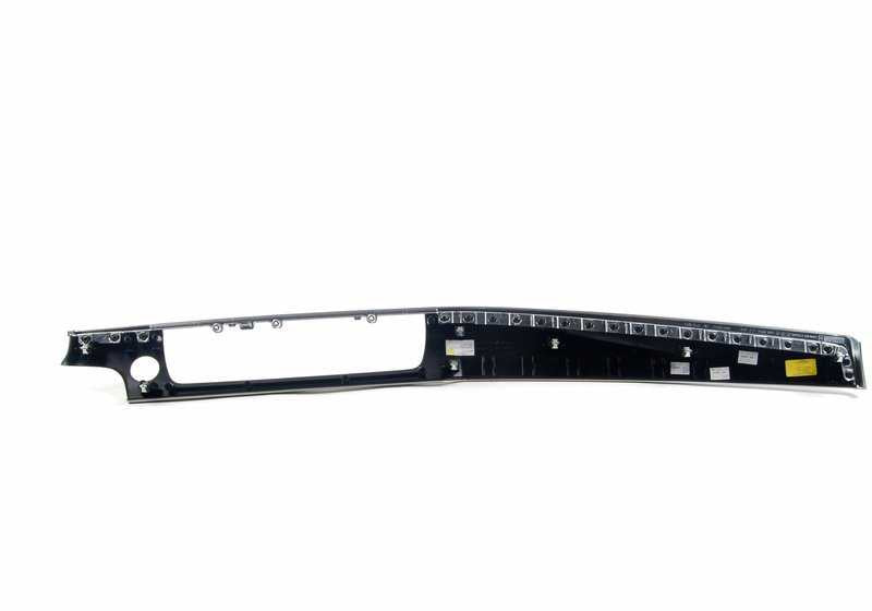 Moldura salpicadero Alu Hexagon para BMW F10, F11. Original BMW.