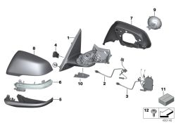 BMW F45, F46, X1 F48 (OEM 51167386564) Game à vis. BMW d'origine.
