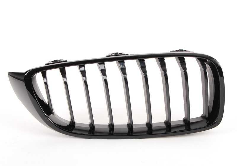 Parrilla decorativa M Performance negra brillo derecha OEM 51712336814 para BMW Serie 4 F32, F33, F36 y más. Original BMW.