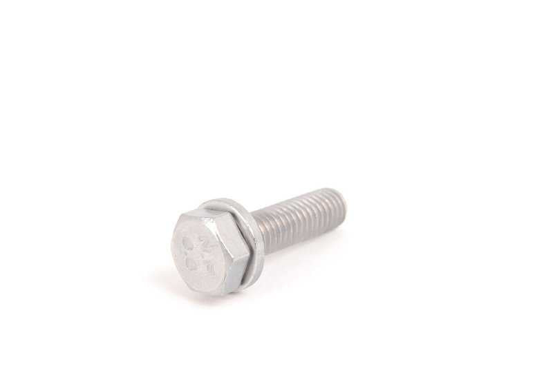 Tornillo hexagonal con arandela OEM 07119905526 para BMW E36, E46, E90, E92, E93, E39, F07, F10, F11, F06, F12, F13, E65, E66, F01, F02, Z3, E85, E86, E52. Original BMW.