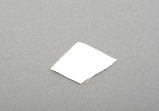 Adhesivo protector 40x40mm OEM 51718102827 para BMW E81, E82, E87, E88, E46, E23, E89. Pieza original BMW.