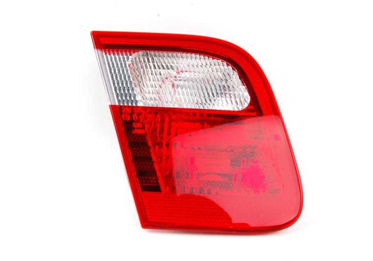 Luz traseira na tampa esquerda do tronco OEM 63218364923 para a série BMW 3 E46. BMW original.