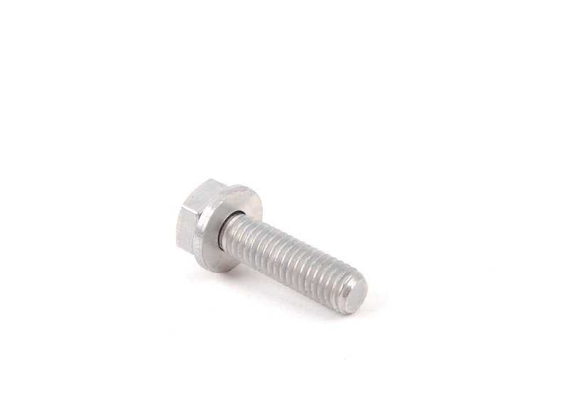 Tornillo hexagonal con arandela OEM 07119905526 para BMW E36, E46, E90, E92, E93, E39, F07, F10, F11, F06, F12, F13, E65, E66, F01, F02, Z3, E85, E86, E52. Original BMW.