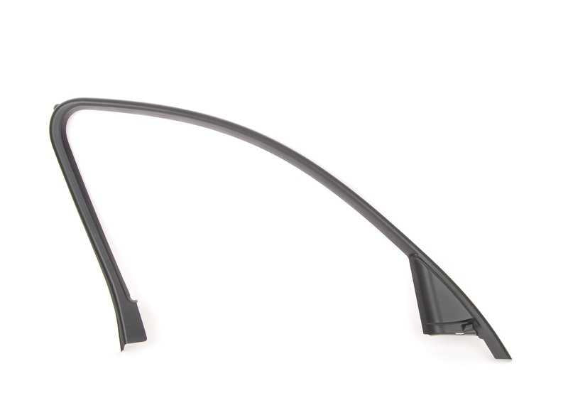Cubierta marco ventana puerta delantera izquierda OEM 51337120655 para BMW E90, E91. Original BMW.
