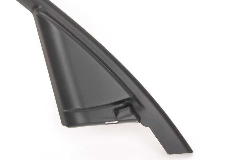 Cubierta marco ventana puerta delantera izquierda OEM 51337120655 para BMW E90, E91. Original BMW.
