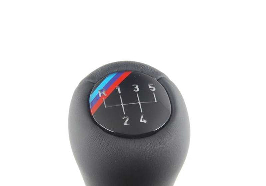 Pomo de cambio en cuero con luz OEM 25112231562 para BMW E30. Original BMW.