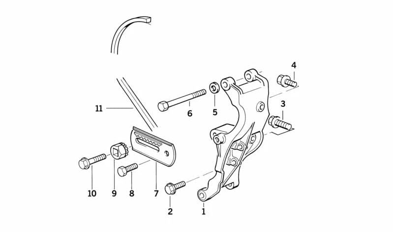 Tornillo hexagonal con arandela OEM 07119913916 para BMW E30, E28, E34, E24, E23, E32. Apto para motor, escape, motor de arranque y asiento. Repuesto original BMW.