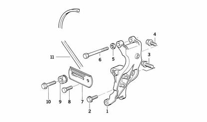 Tornillo hexagonal con arandela OEM 07119913916 para BMW E30, E28, E34, E24, E23, E32. Apto para motor, escape, motor de arranque y asiento. Repuesto original BMW.