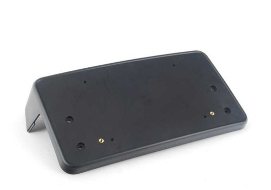 Soporte para matrícula OEM 51117191190 para BMW E82 y E88. Original BMW.