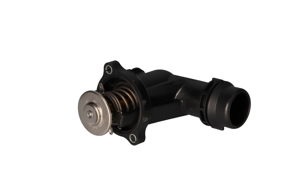 Termostato con carcasa OEM 11531437085 para BMW E36, E46 y Z3. Compatible con motores M43. Repuesto original BMW.
