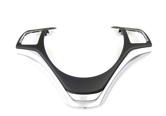 Schwarzes Lenkrad -Rindfleisch/helles Chrom 32306853142 für BMW E82, E88 und X1 E84. Original BMW.