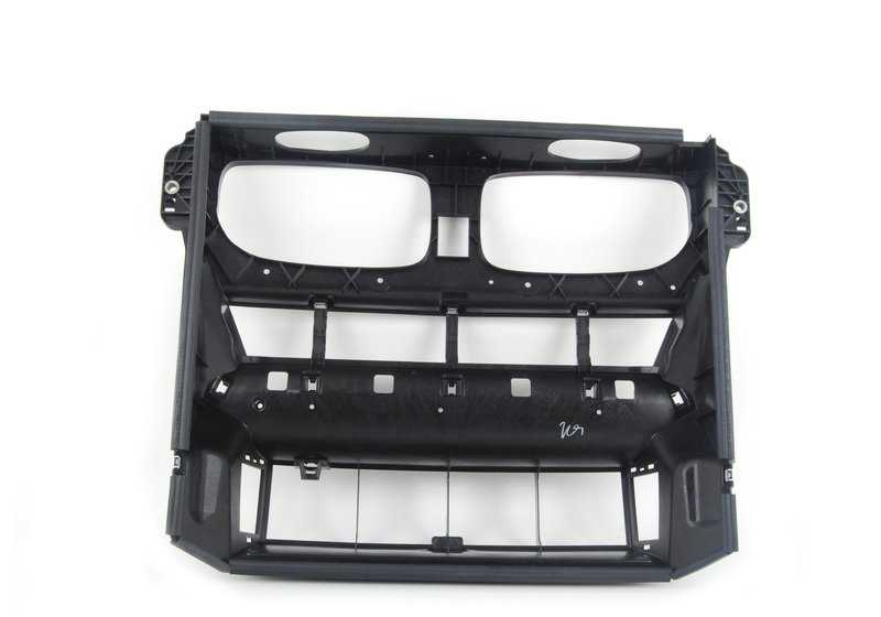 Guía de aire del radiador OEM 51647192758 para BMW X6 E71, E72. Original BMW.