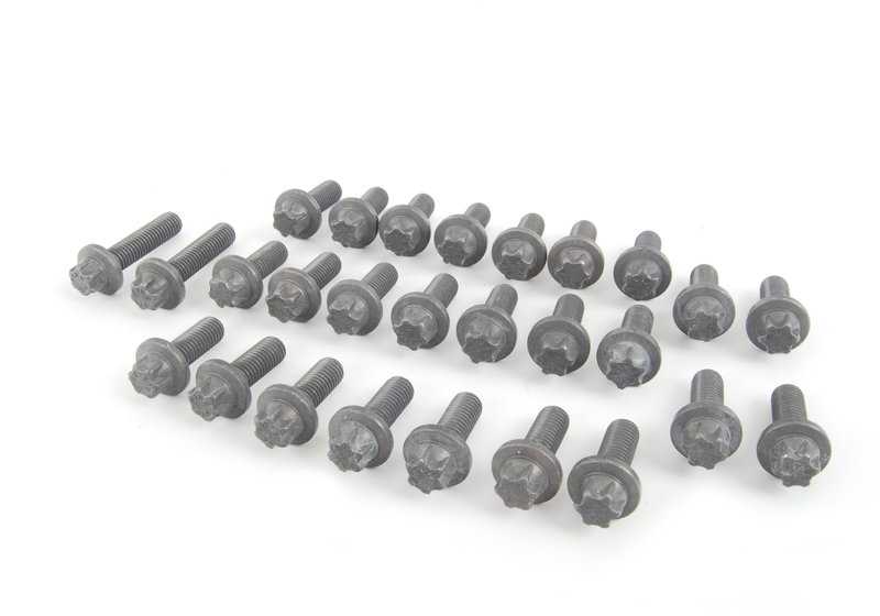 Juego de tornillos de aluminio para el cárter OEM 11110392552 para BMW E81, E82, E87, E88, F20, F21, F22, F23, F87, E90, E91, E92, E93, F30, F31, F34, F35, F80, F32, F33, F36, F82, F83, E60, E61, F07, F10, F11, F18, E63, E64, F06, F12, F13, E65, E66